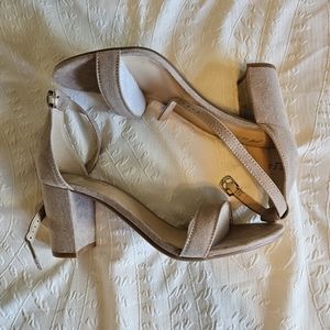 Ankis Heels for Women Open Toe Ankle Strap Chunky Heel Sandals 2.75 size 7.5